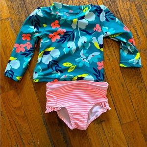 Baby girl bathing suit size 6-9 months